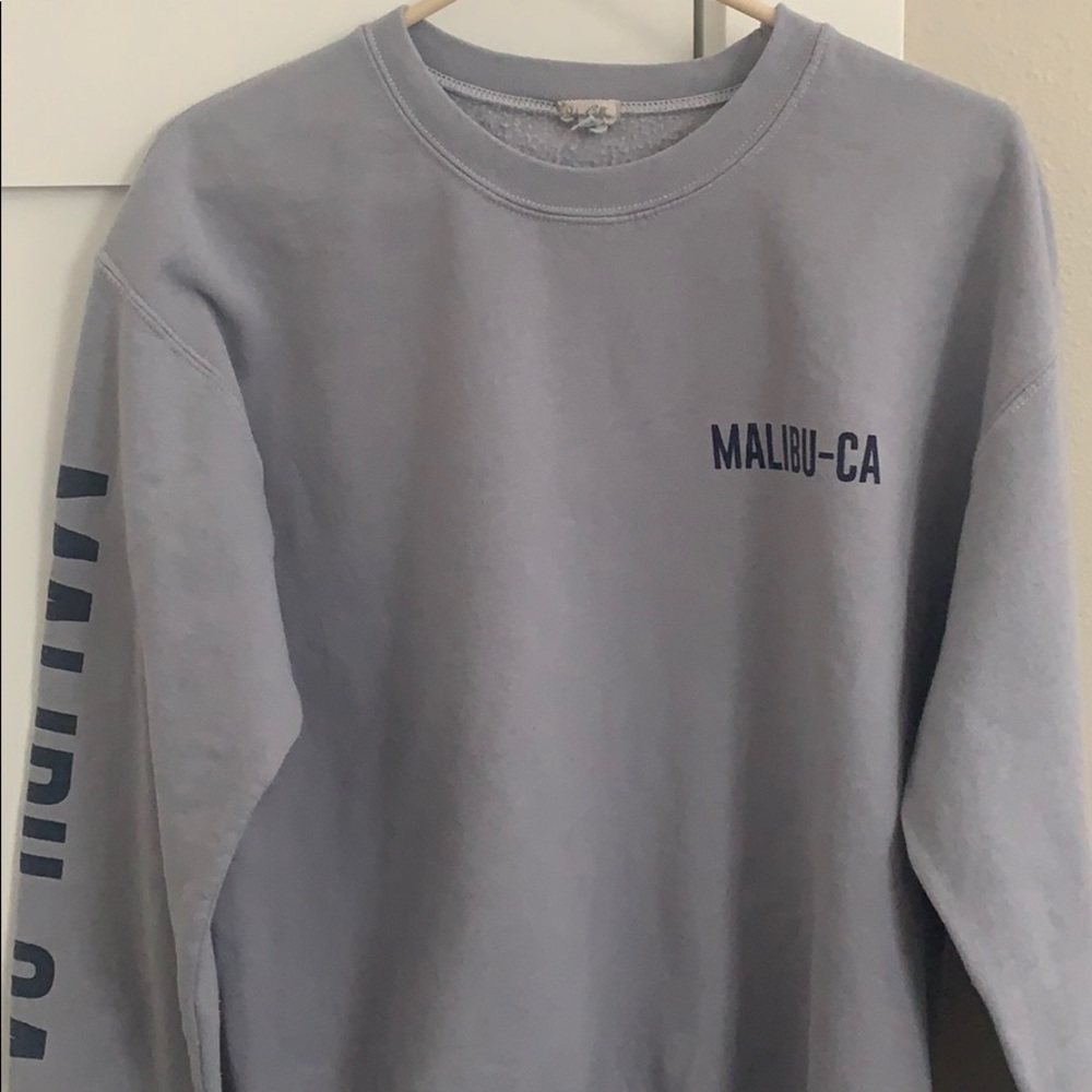 Light blue crew neck